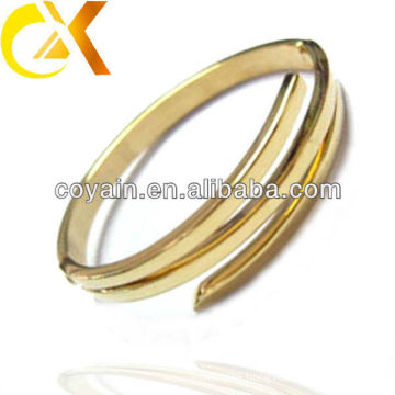 the latest design stainless steel bangle with gold plating